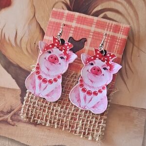 Cute Pig Earrings